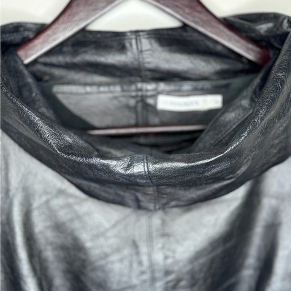 Chaiken leather best top - Picture 2 of 5